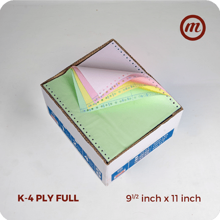 MultiOffice Kertas Continuous Form K - 4 Ply Full 9 1/2 inch x 11 inch / 2