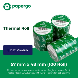 banner thermal roll 57 mm x 48 mm