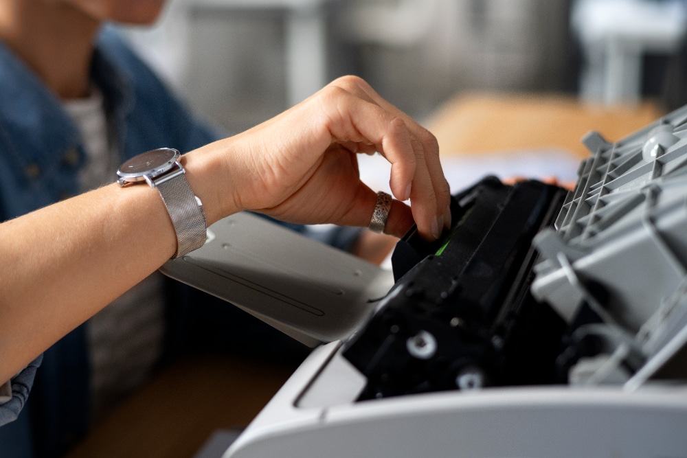 Cleaning printer