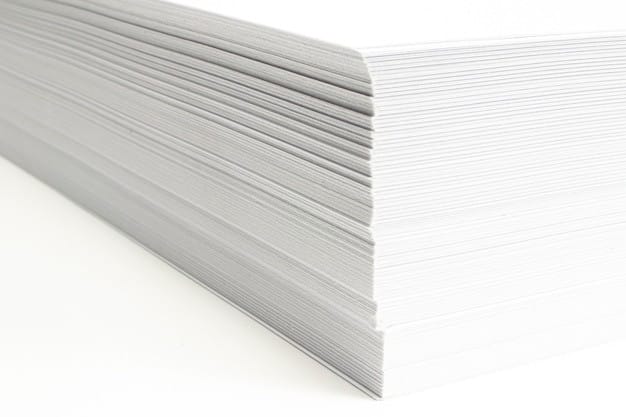 Tumpukan kertas continuous form