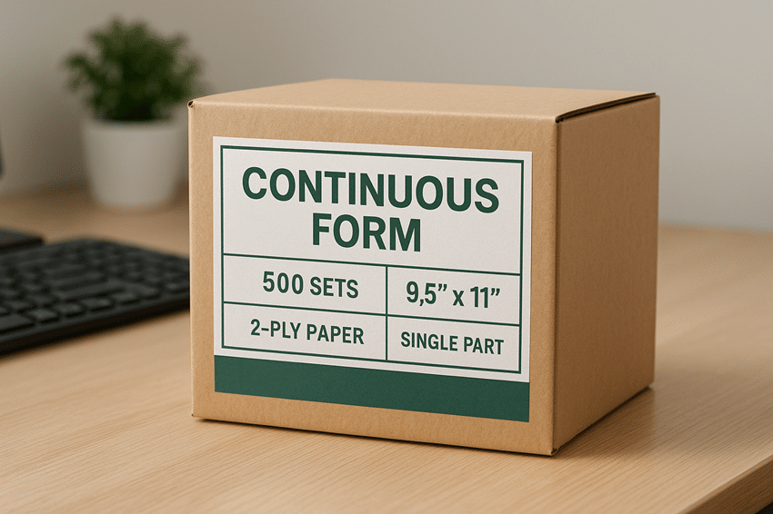 Box continuous form