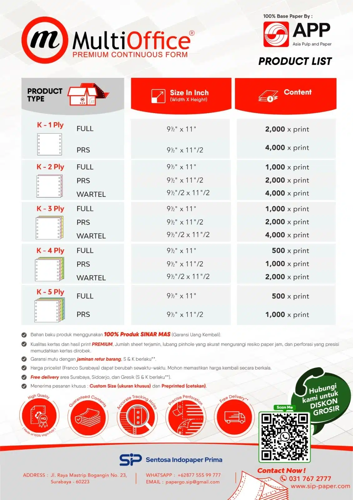 List Product Multioffice