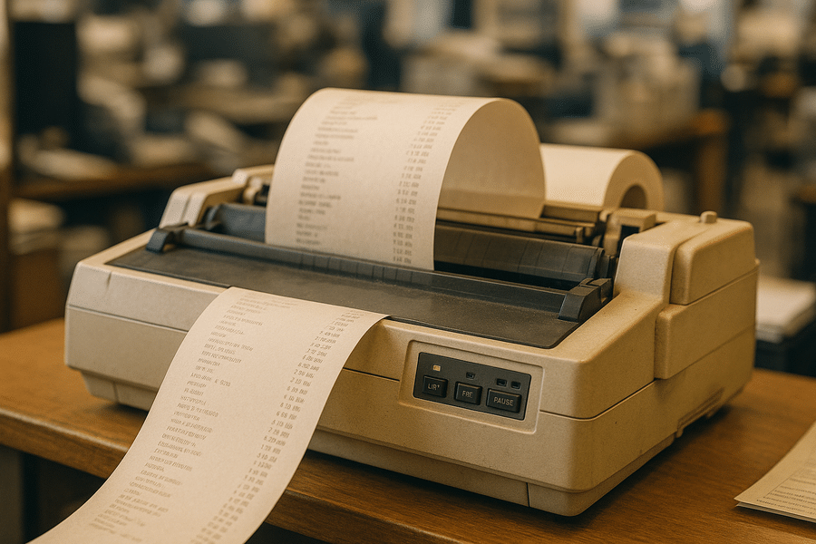 Printer dot matrix lama