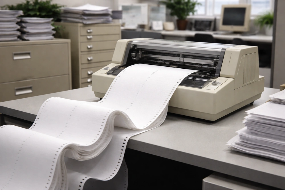 Kumpulan kertas yang kurang rapi