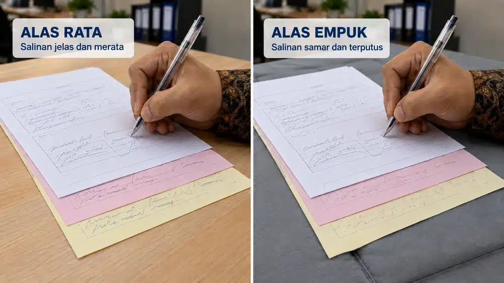 Perbedaan tekanan alas